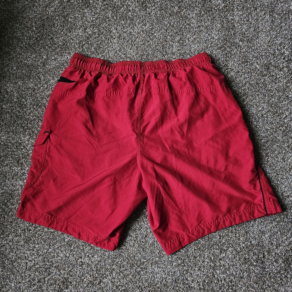 Speedo Red Swimwear with Black Trim - Picture 2 of 5